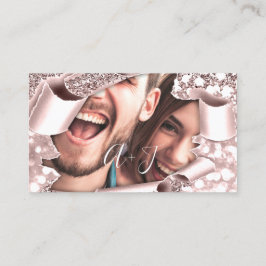 Gute Wünsche für Hochzeiten Einladung Rose Foto