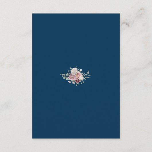 Gute Wünsche für Hochzeitsfeiern Begleitkarte (Rückseite)