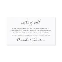 Gute Wünsche für Hochzeitsgeld Geschenke Moderne