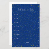 Gute Wünsche für kleine Babydusche (Vorne/Hinten)