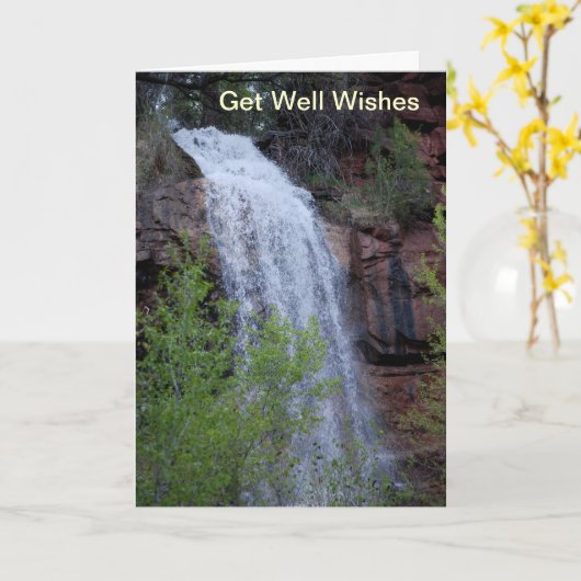 Gute Wünsche Karte (Gelbe Blume)