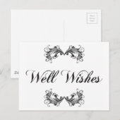 Gute Wünsche Postkarte (Vorne/Hinten)