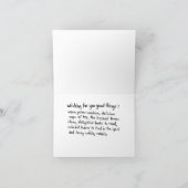 Gute Wünsche Rabbits Grußkarte Karte (Innenseite)