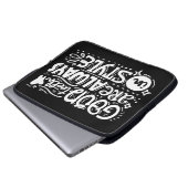 Gute Zähne sind immer in der Art Laptopschutzhülle (Vorne Knopf)