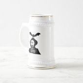 Gute Zeit beim Schrecken Bierglas (Vorderseite Links)