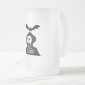 Gute Zeit beim Schrecken Mattglas Bierglas (VorderseiteRechts)