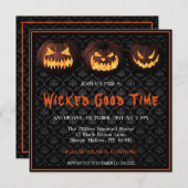 Gute Zeit beim Wicken Einladung (Vorne/Hinten)