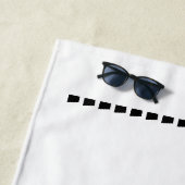 Gute Zeit, jedes Mal garantiert, Mountainbike Strandtuch (Beispiel)