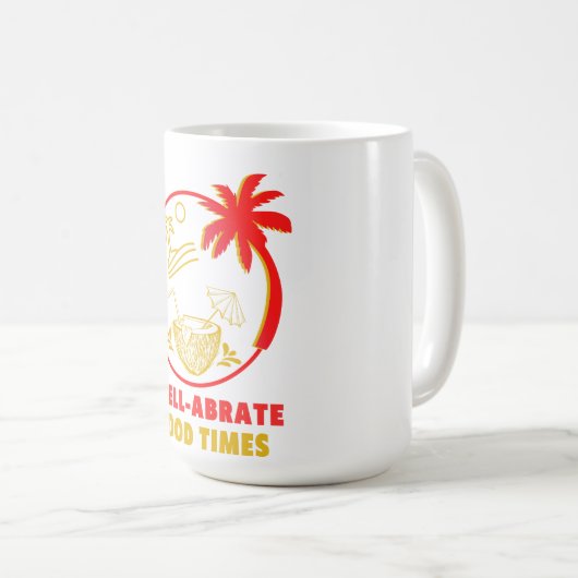 Gute Zeiten durch Muschel Kaffeetasse (VorderseiteRechts)