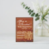 Gute Zeiten Einladungskarte (Stehend Vorderseite)