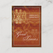 Gute Zeiten Einladungskarte (Rückseite)