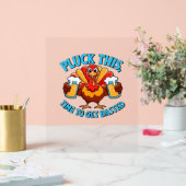 Gute Zeiten glücklich Thamksgiving Klassischer T - Acrylschild (Hochzeit)