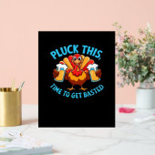 Gute Zeiten glücklich Thamksgiving Klassischer T - Acrylschild (Hochzeit)