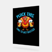 Gute Zeiten glücklich Thamksgiving Klassischer T - Acrylschild (Winkel)