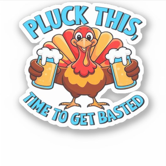 Gute Zeiten glücklich Thamksgiving Klassischer T - Aufkleber (Vorderseite)