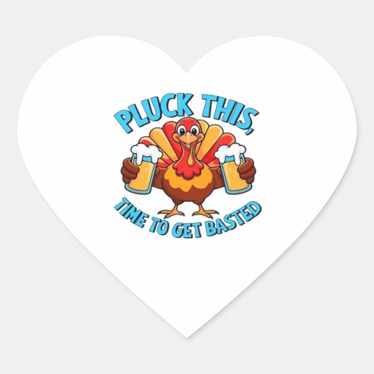 Gute Zeiten glücklich Thamksgiving Klassischer T - Herz-Aufkleber (Vorderseite)