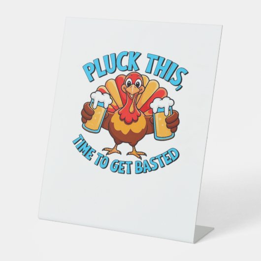 Gute Zeiten glücklich Thamksgiving Klassischer T - Sockelschild (Vorderseite)