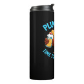 Gute Zeiten glücklich Thamksgiving Klassischer T - Thermosbecher (Nach links gedreht)