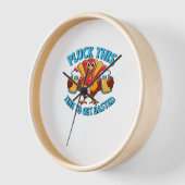 Gute Zeiten glücklich Thamksgiving Klassischer T - Uhr (Winkel)