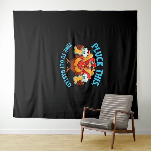 Gute Zeiten glücklich Thamksgiving Klassischer T - Wandteppich (Beispiel (Horizontal))