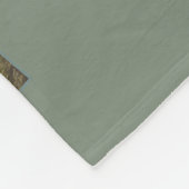 Gute Zeiten große Erinnerungen grün 12 Foto Collag Fleecedecke (Ecke)