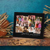 Gute Zeiten große Erinnerungen schwarz 12 Foto Col Fotoplatte (Seite)