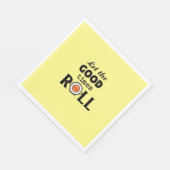 Gute Zeiten, kawaii Sushi rollen Serviette (Ecke)