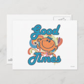 Gute Zeiten mit wenig Miss Spaß Postkarte (Vorne/Hinten)