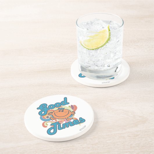 Gute Zeiten mit wenig Miss Spaß Untersetzer (Seite)