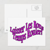 Gute Zeiten Postkarte (Vorne/Hinten)