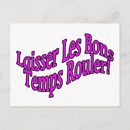 Gute Zeiten Postkarte (Vorderseite)