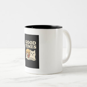 Gute Zeiten Retro - Vintage positive Bilder Zweifarbige Tasse