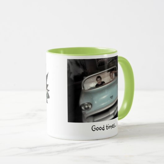 Gute Zeiten, schlechte Zeit-Tasse Tasse (VorderseiteRechts)