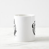 Gute Zeiten und Tan-Linien Kaffeetasse (Mittel)