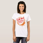 Gute Zeiten und Tan-Linien T-Shirt (Vorne ganz)