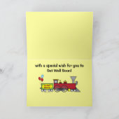 Gute Zugverbindung Karte (Innenseite)