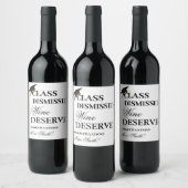 Gute Zusammenarbeit mit dem Geschlossen Abschluss Weinetikett (Flaschen)