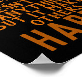 Güteangebot - Gutes zu sein macht andere glücklich Poster (Ecke)