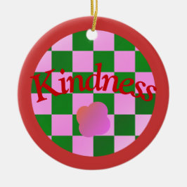 Güteangebot in der klassischen roten Typografie Keramik Ornament