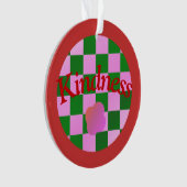 Güteangebot in klassischer Rot-Grün-Typografie Ornament (Vorderseite)