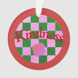 Güteangebot in klassischer Rot-Grün-Typografie Ornament