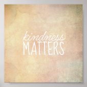 Gütefragen Zitat Vintages Aussehen Aquarell Poster (Vorne)