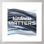 Gütefragen zitieren minimalistische Aquarellfarben Poster (Vorne)