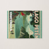 GUTEMALA LAGO PETEN Retro poster Puzzle (Horizontal)