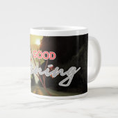 Guten Abend Jumbo-Tasse (Vorderseite Rechts)