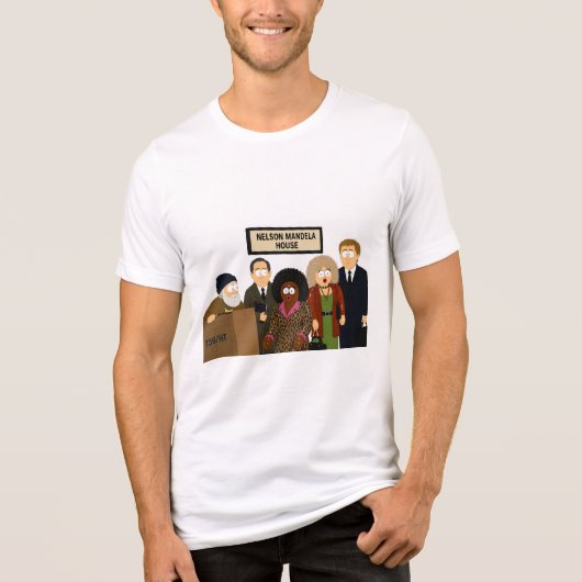"Guten Abend"  Tri-Blend Shirt (Vorderseite)