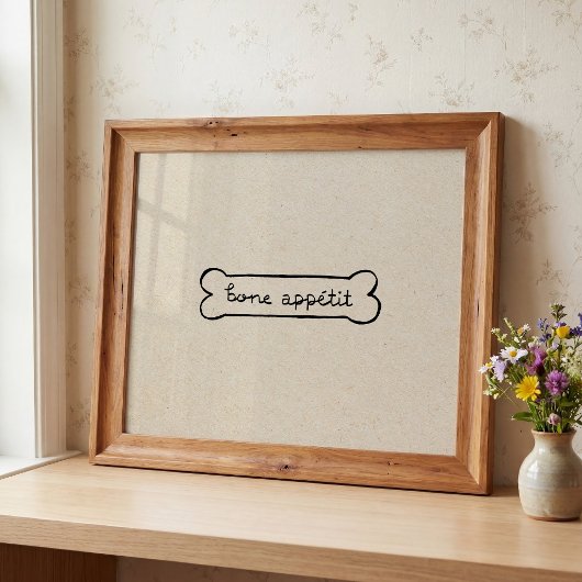 Guten Appetit Hund Poster