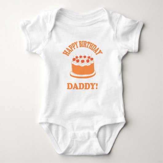 Guten Geburtstag, Daddy Design 2 Baby Strampler (Vorderseite)