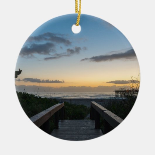 Guten Morgen 2017 Keramik Ornament (Vorne)