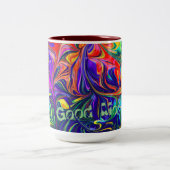 Guten Morgen abstrakte Kunst Trinkbehälter Tasse (Mittel)